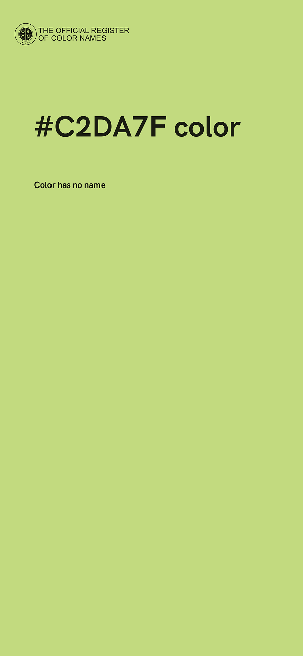 #C2DA7F color image