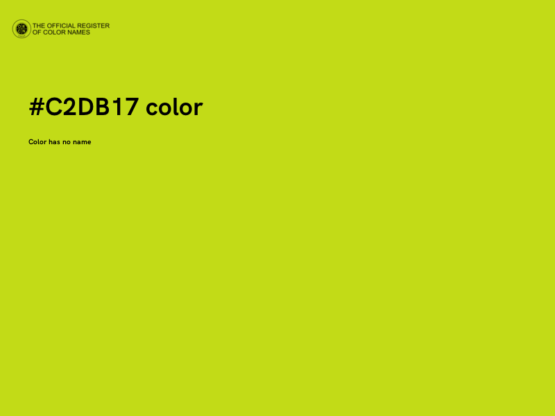 #C2DB17 color image
