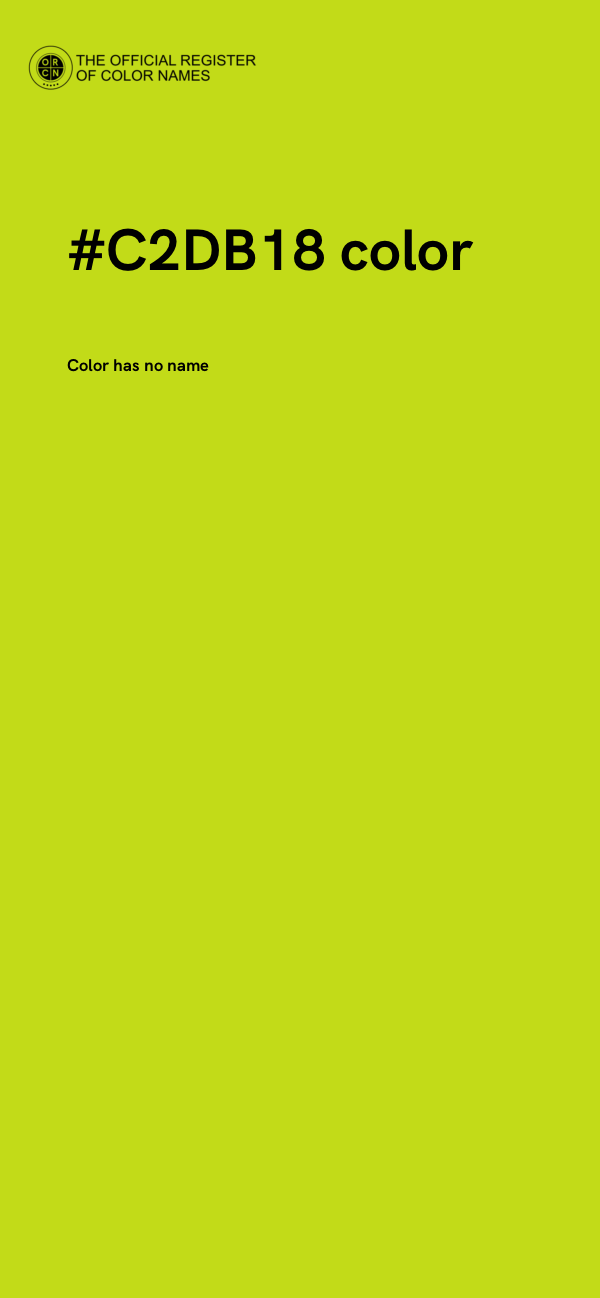 #C2DB18 color image