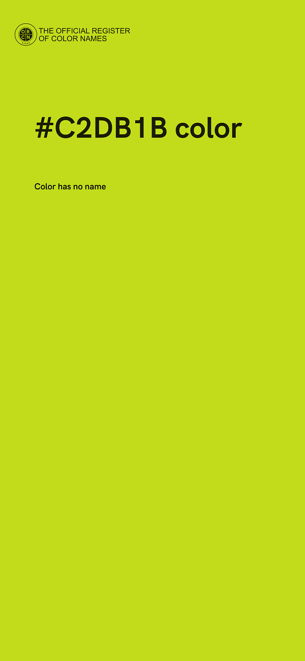#C2DB1B color image