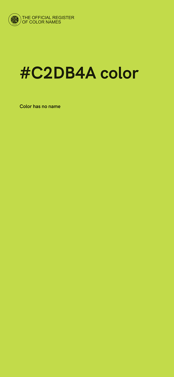 #C2DB4A color image