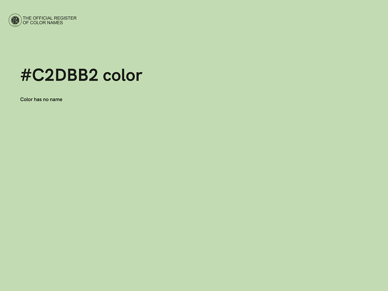 #C2DBB2 color image