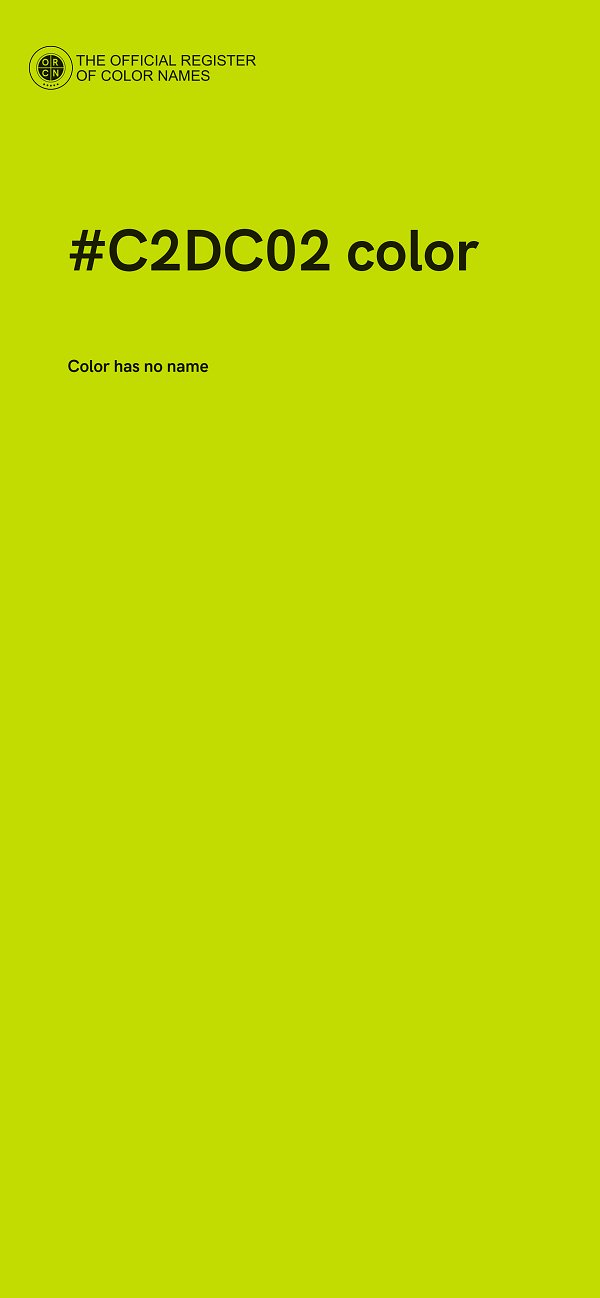 #C2DC02 color image