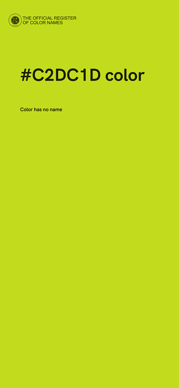#C2DC1D color image