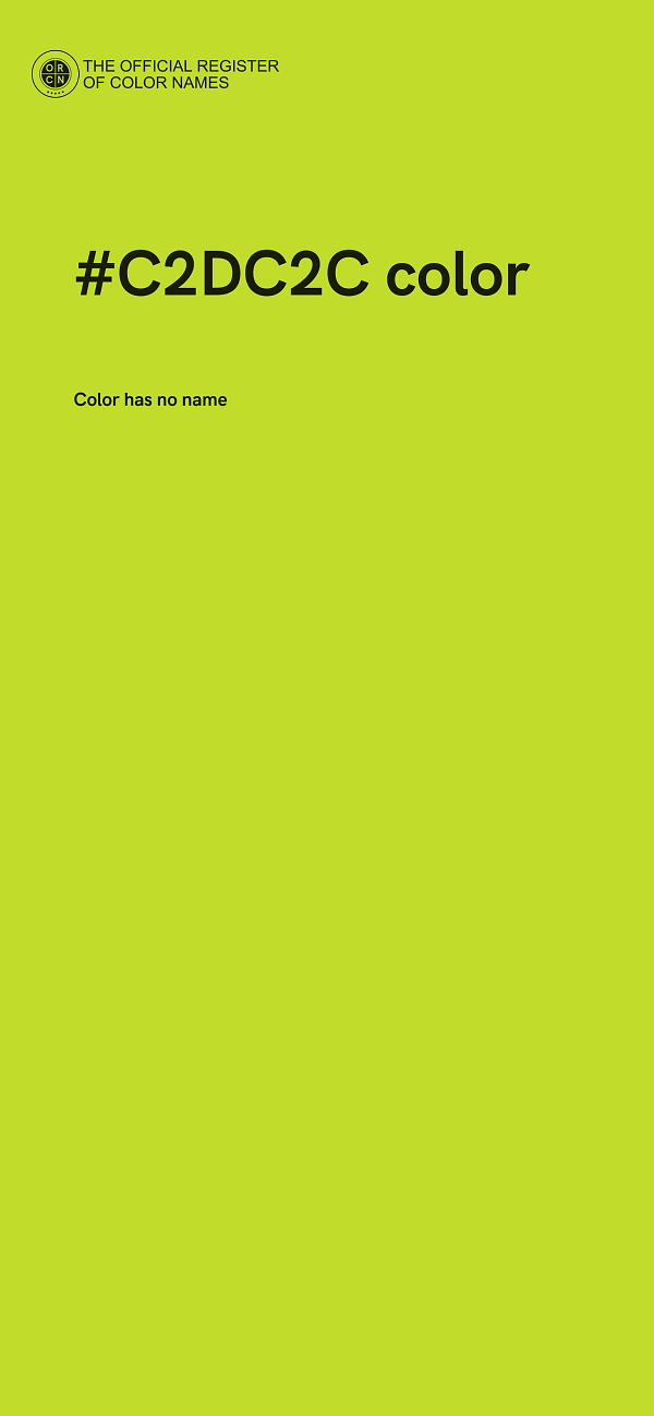 #C2DC2C color image