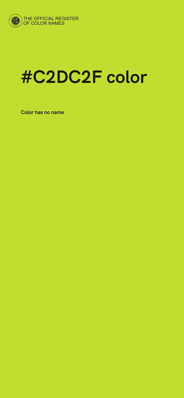 #C2DC2F color image