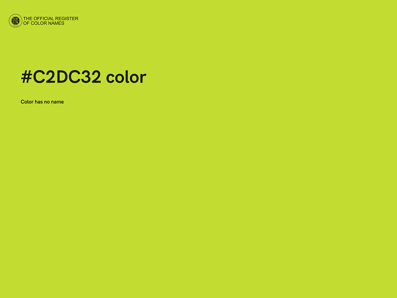 #C2DC32 color image