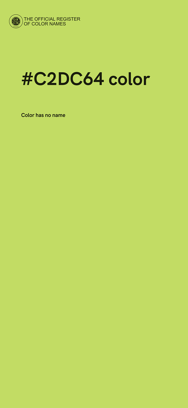 #C2DC64 color image