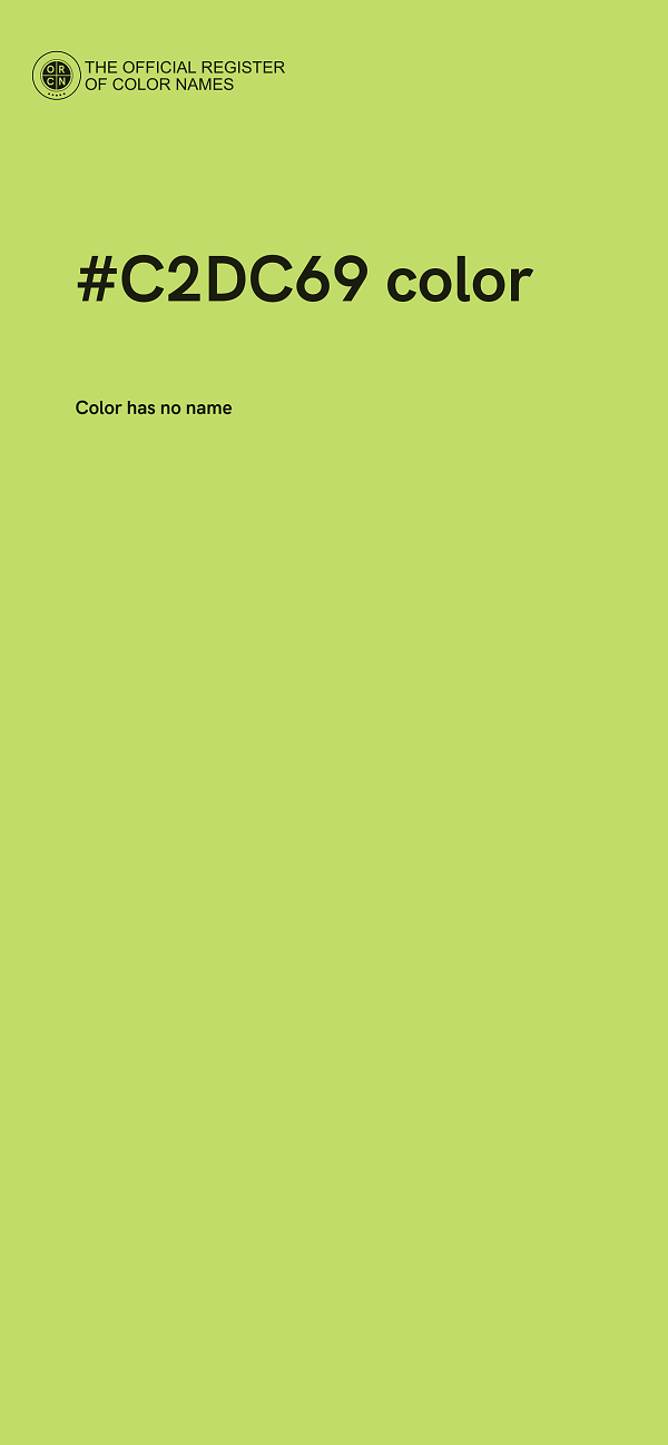 #C2DC69 color image