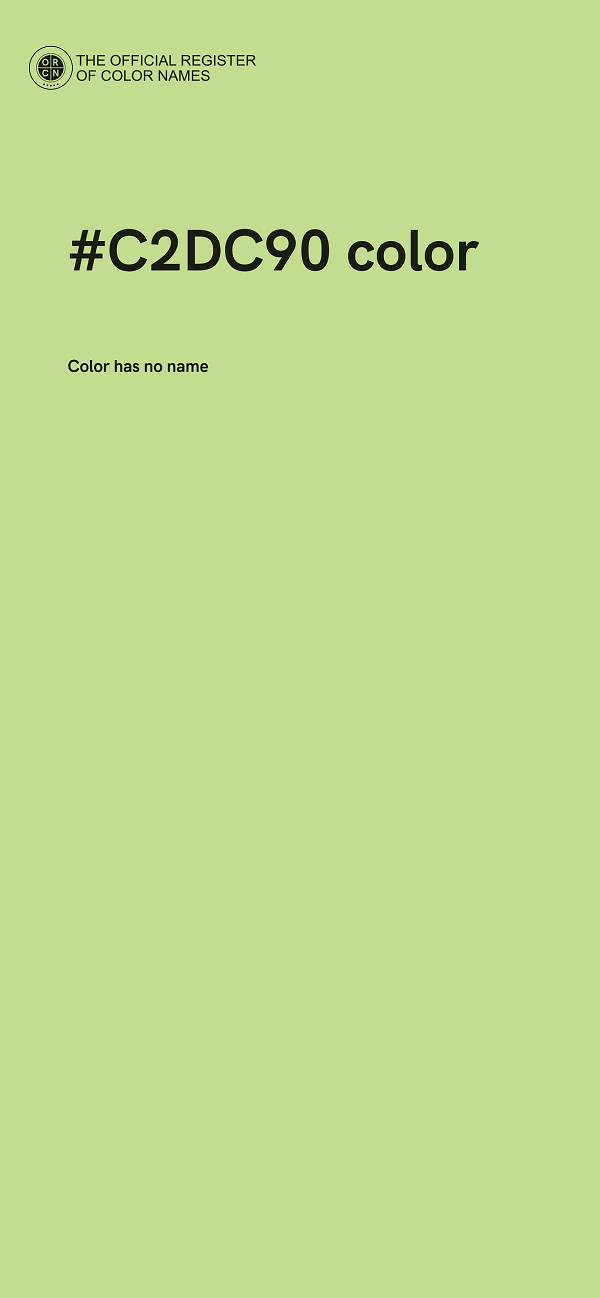 #C2DC90 color image
