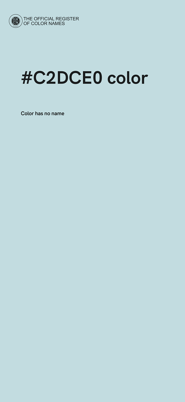 #C2DCE0 color image
