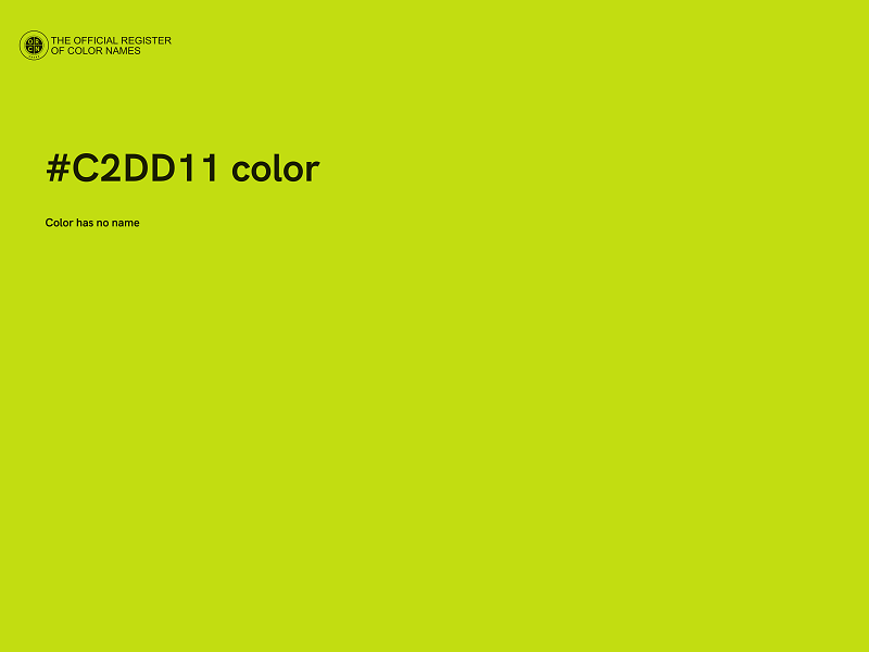 #C2DD11 color image
