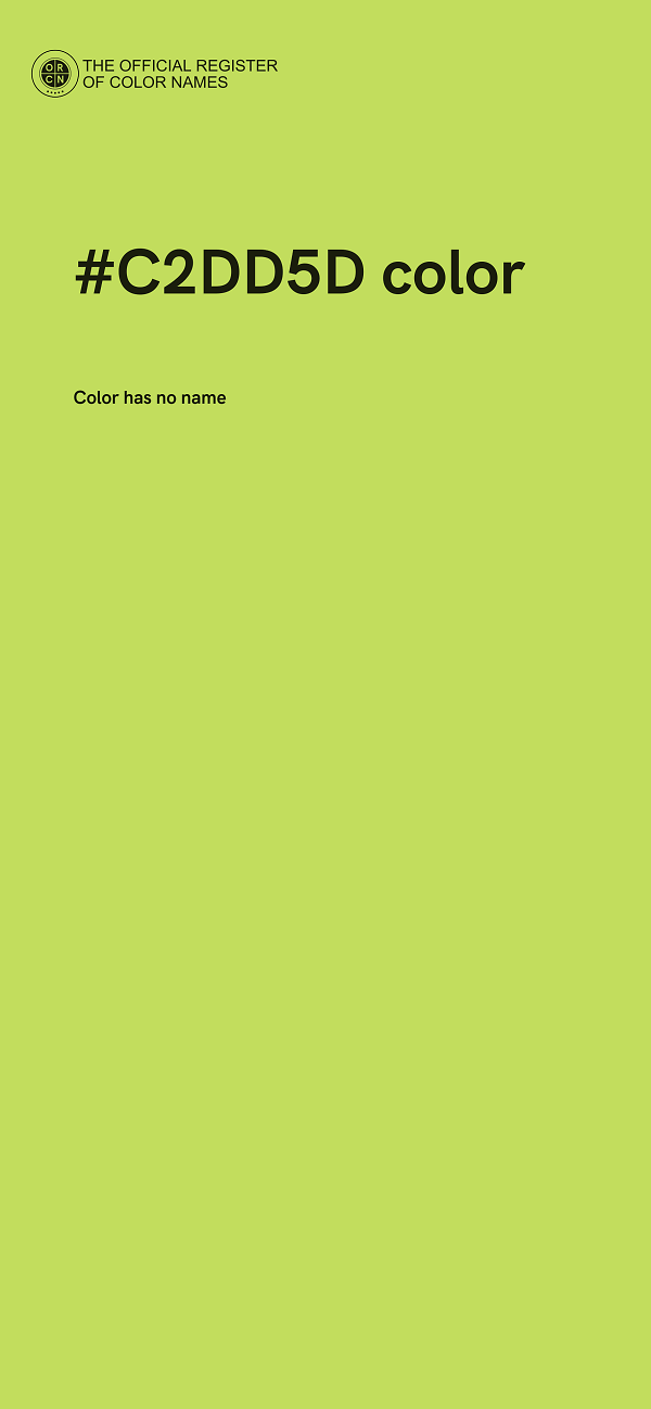#C2DD5D color image