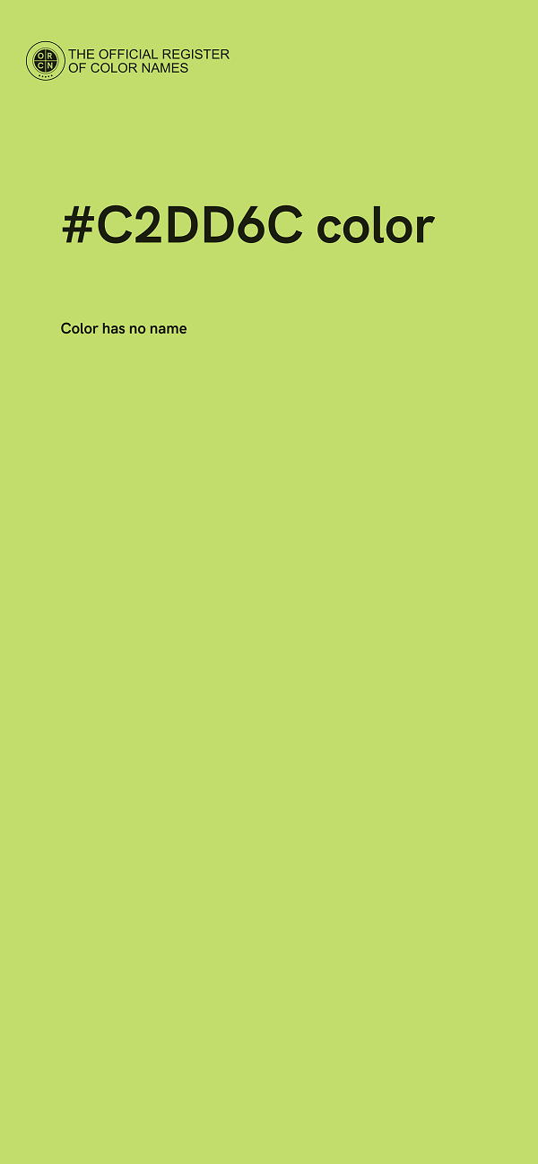 #C2DD6C color image