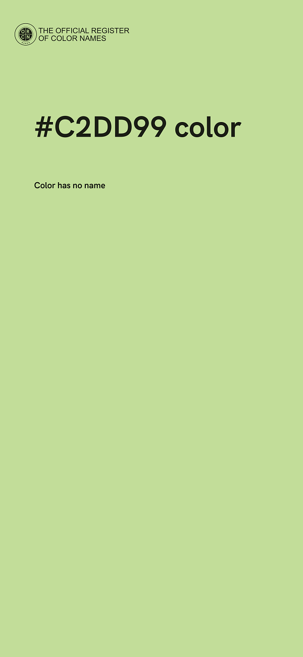 #C2DD99 color image