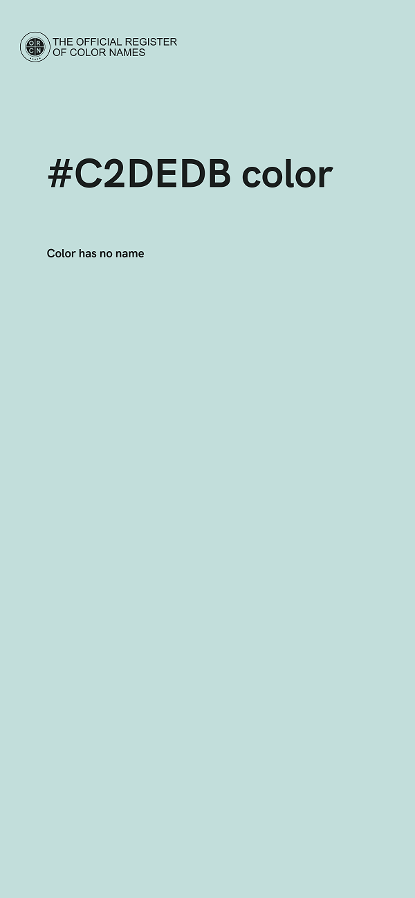 #C2DEDB color image
