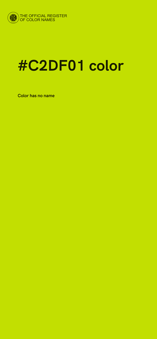 #C2DF01 color image