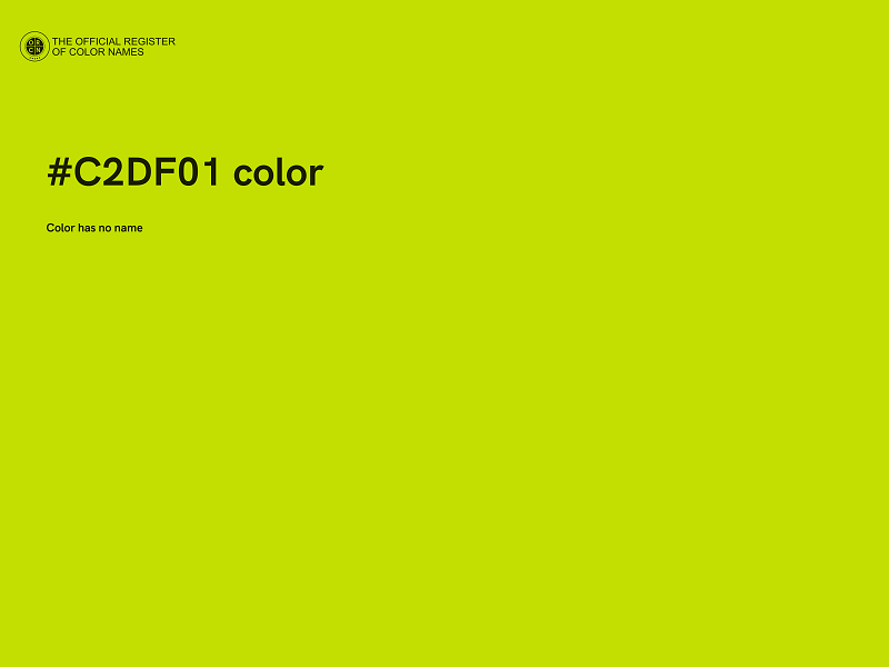 #C2DF01 color image