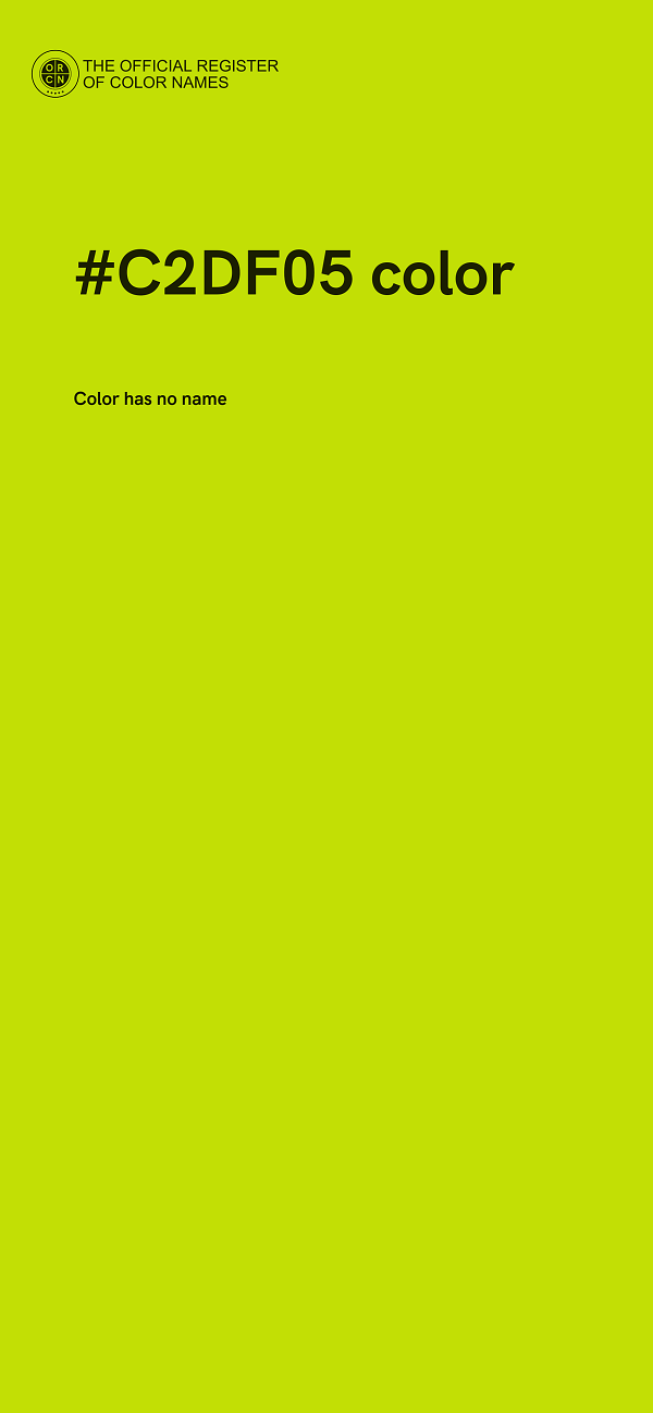#C2DF05 color image
