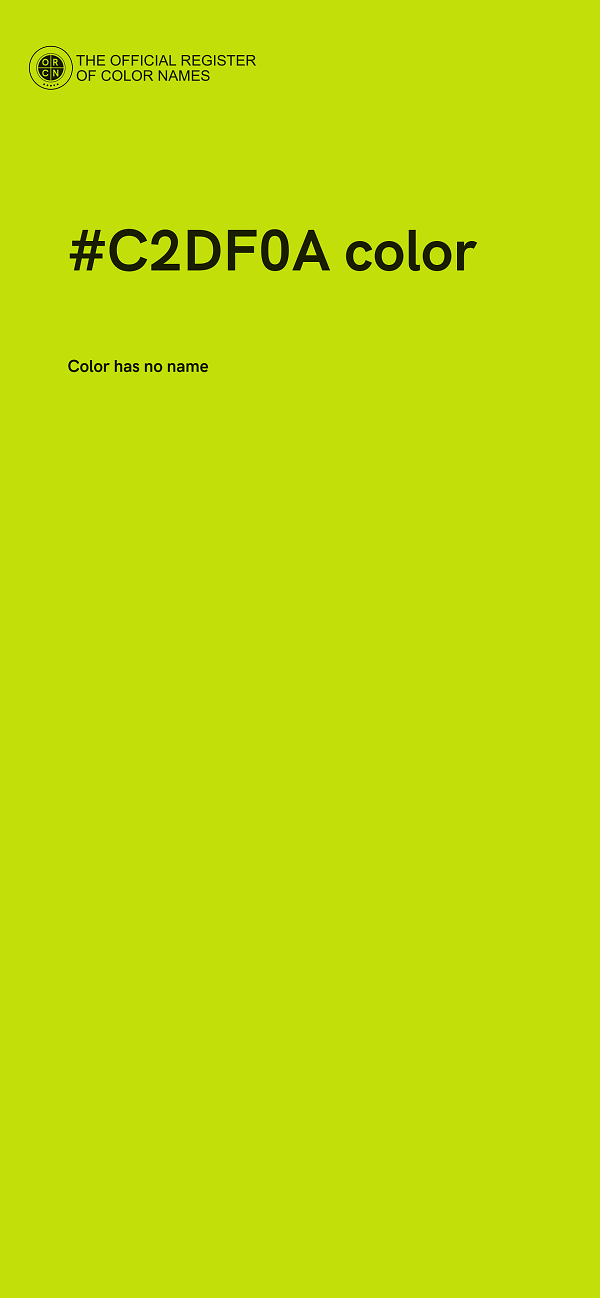 #C2DF0A color image