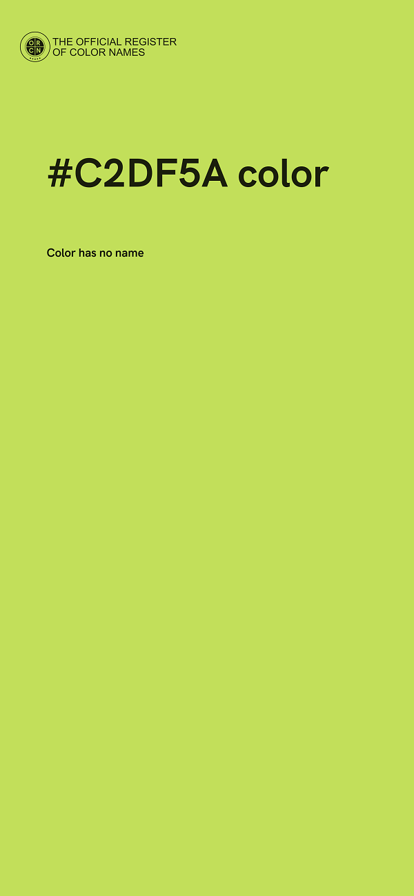 #C2DF5A color image