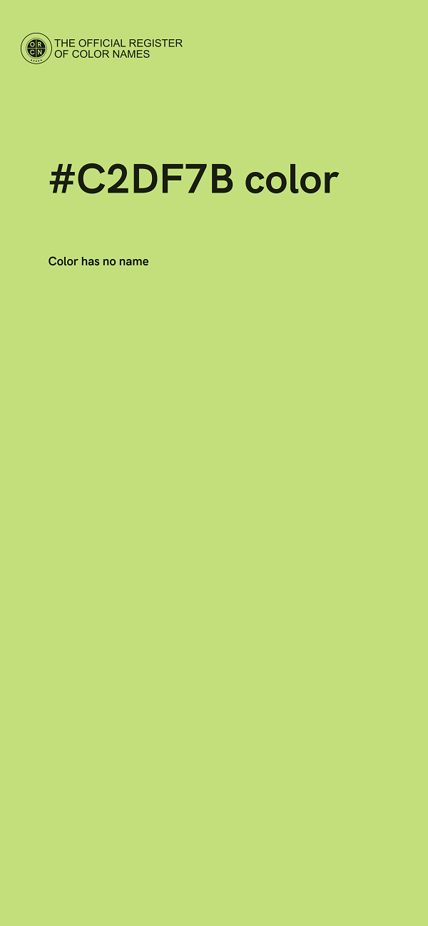 #C2DF7B color image