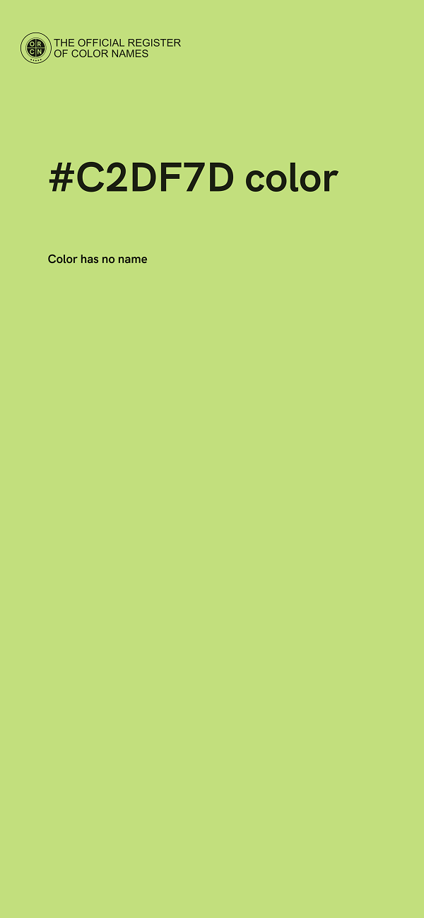 #C2DF7D color image