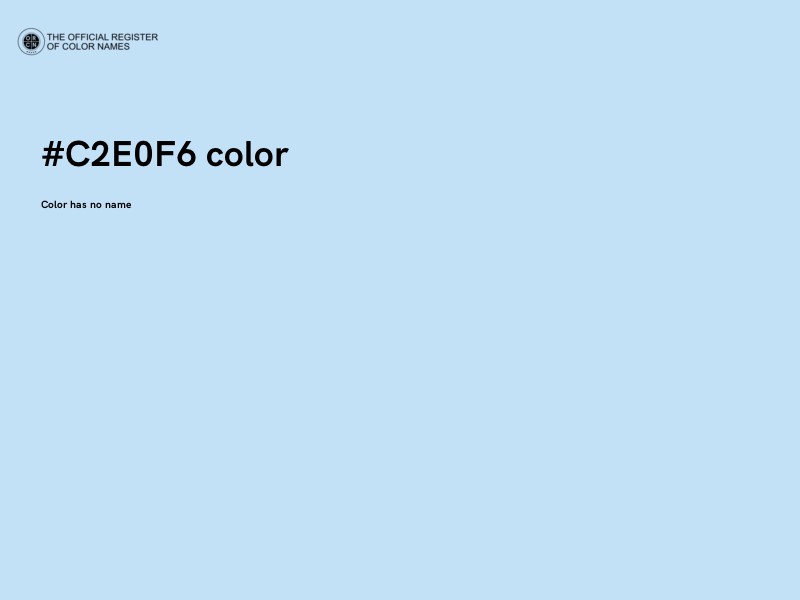 #C2E0F6 color image