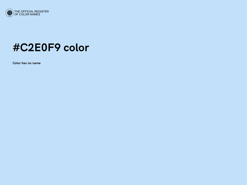 #C2E0F9 color image