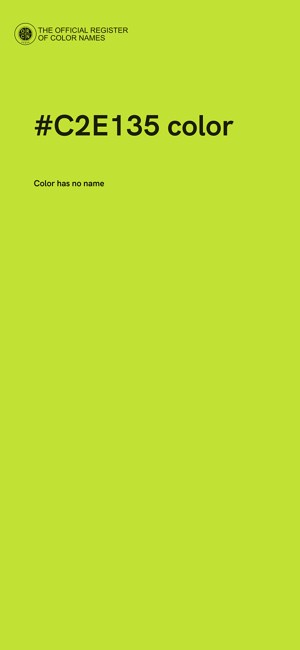 #C2E135 color image