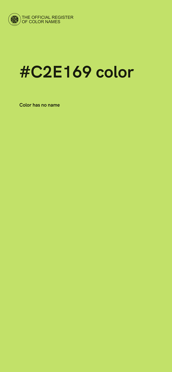 #C2E169 color image
