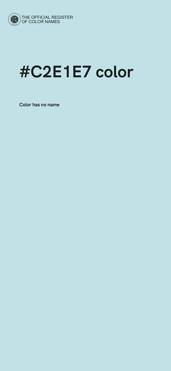 #C2E1E7 color image
