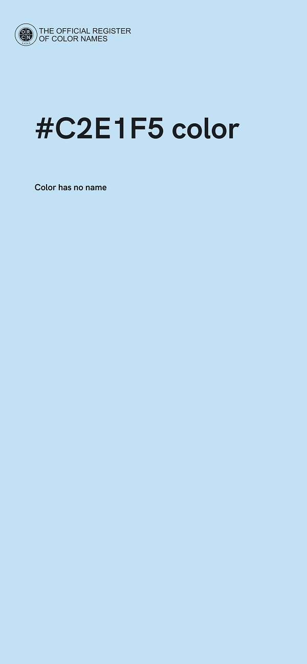 #C2E1F5 color image