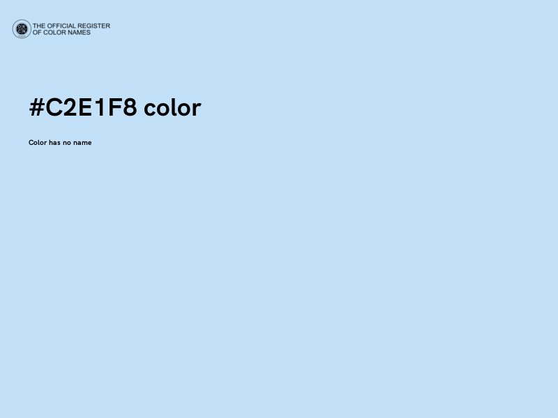 #C2E1F8 color image
