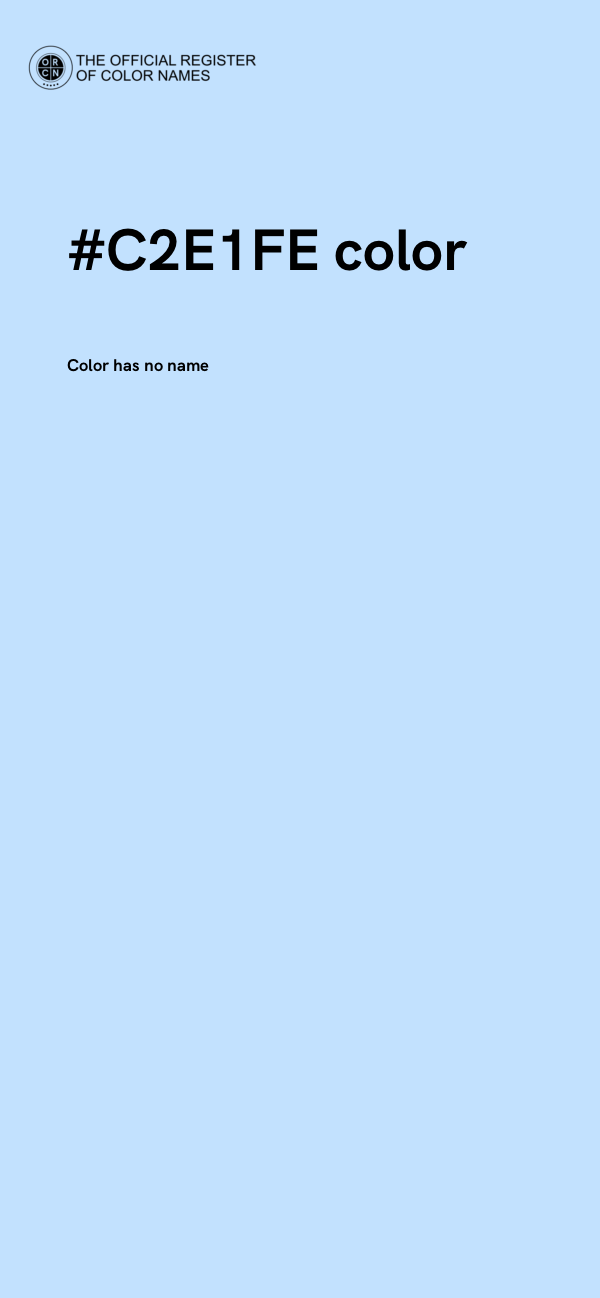 #C2E1FE color image
