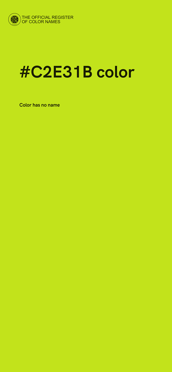 #C2E31B color image