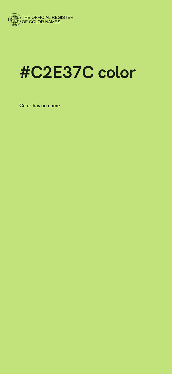 #C2E37C color image
