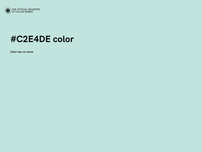 #C2E4DE color image