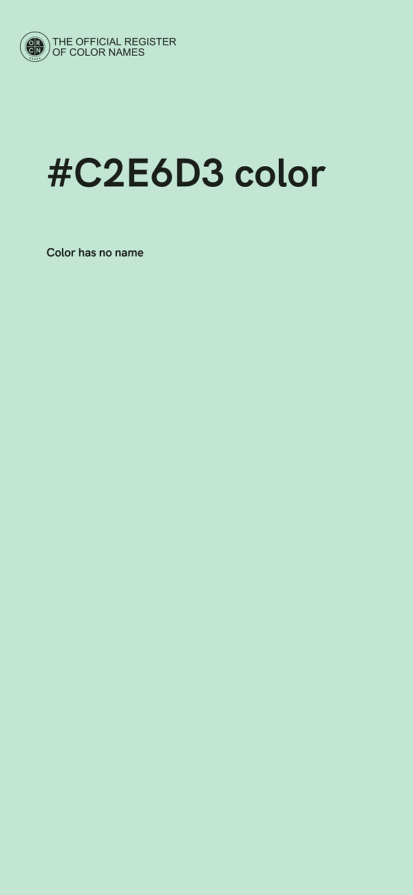 #C2E6D3 color image