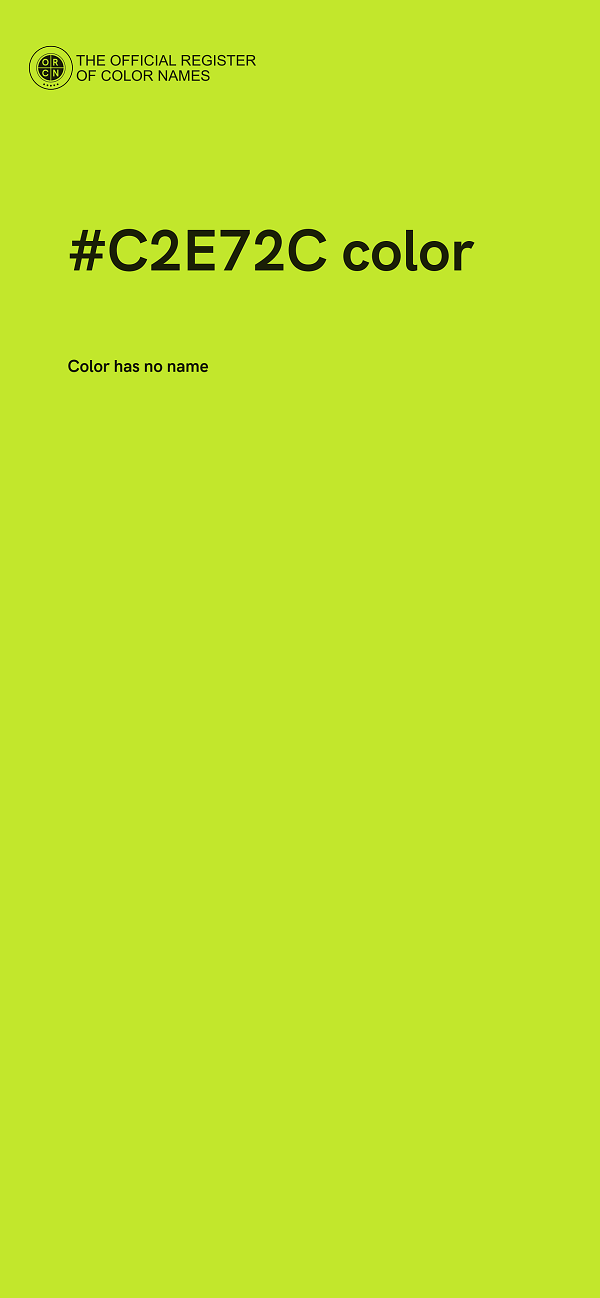 #C2E72C color image