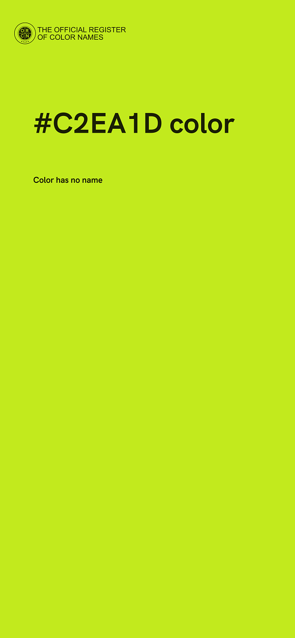 #C2EA1D color image