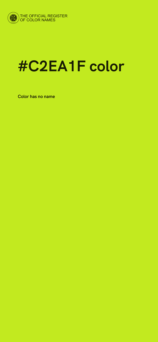 #C2EA1F color image