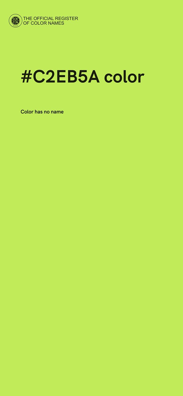 #C2EB5A color image
