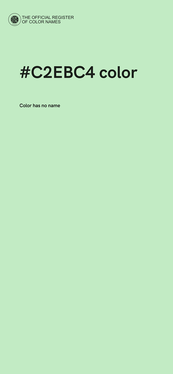 #C2EBC4 color image