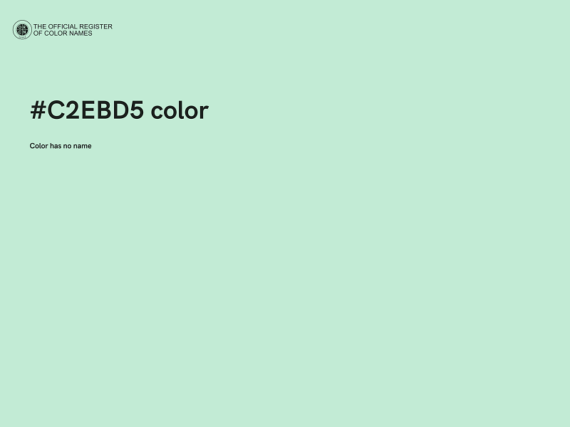 #C2EBD5 color image