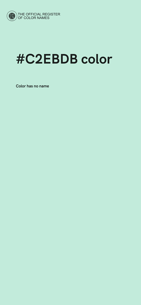 #C2EBDB color image