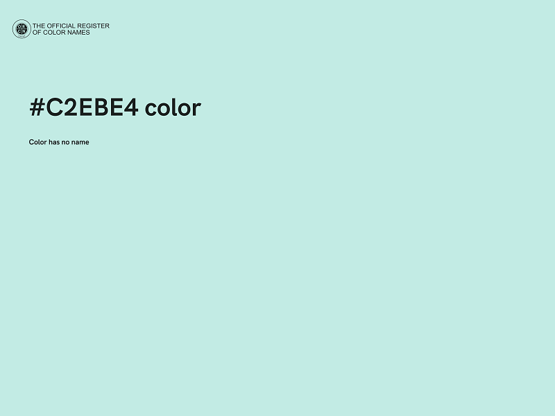 #C2EBE4 color image