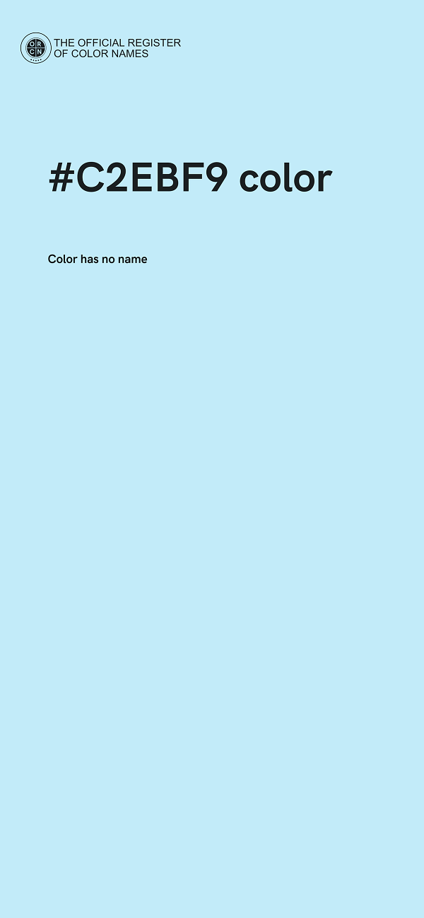 #C2EBF9 color image