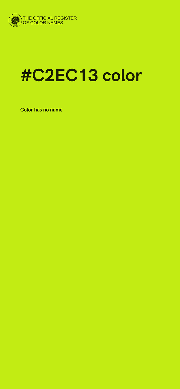 #C2EC13 color image