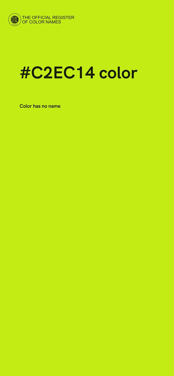 #C2EC14 color image